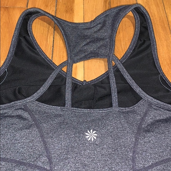 Athleta Equator Racerback Grey Tank Size Small - Picture 5 of 6